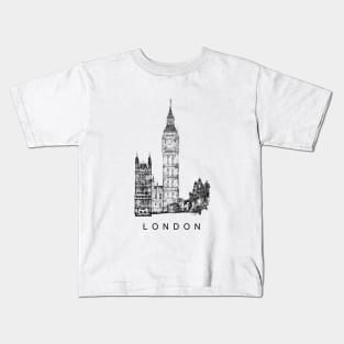 Big Ben of London, England. Kids T-Shirt